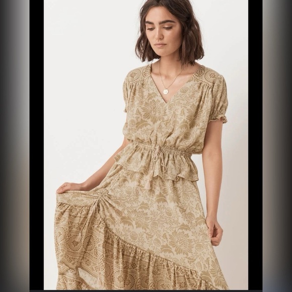 Spell & The Gypsy Lioness Cap Sleeve Blouse - Smoke Size XL LIKE NEW - Picture 7 of 8